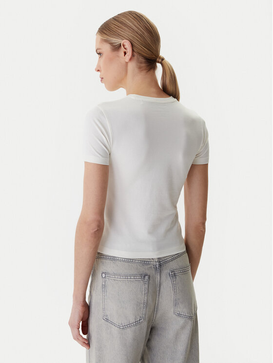 Guess Jeans Guess Jeans Футболка W6RI15 J1314 Écru Regular Fit