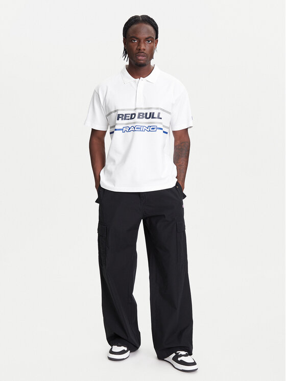 Pepe Jeans Pepe Jeans Поло Red Bull Racing Moto Panel RM540017 Білий Regular Fit