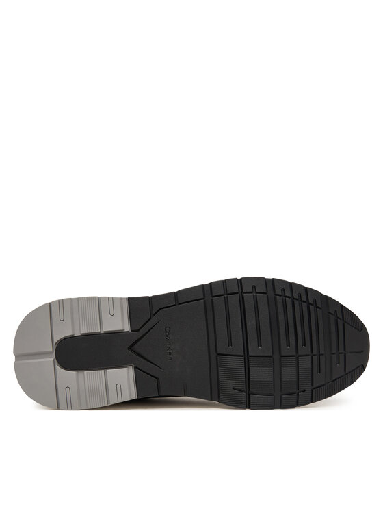 Calvin Klein Superge Calvin Klein City Runner Laceup Lth Mix HM0HM02309 Črna
