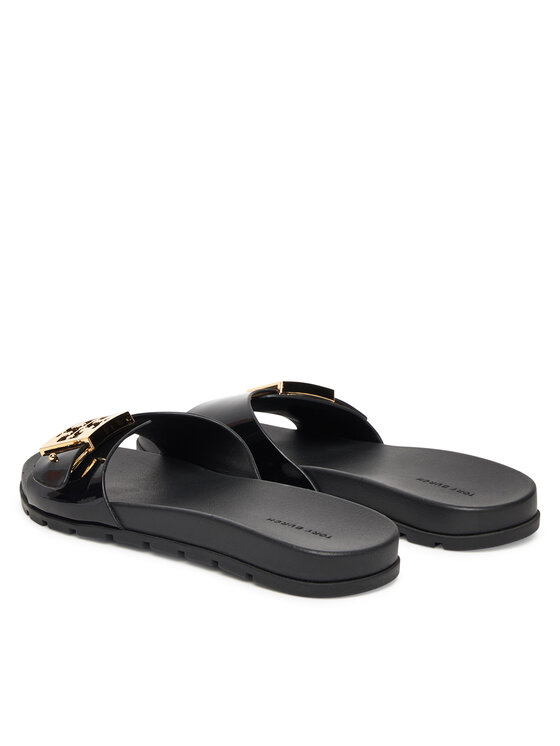 Tory Burch Iešļūcenes Tory Burch Buckle Slide 157872 Melns