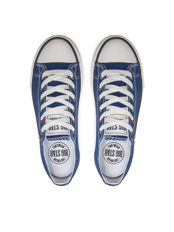 Big Star Shoes Plátenky Big Star Shoes NN274653 Tmavomodrá