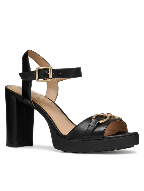 Geox Sandale Geox D Walk Pleasure 85S D55B6A 000TU C9999 Negru
