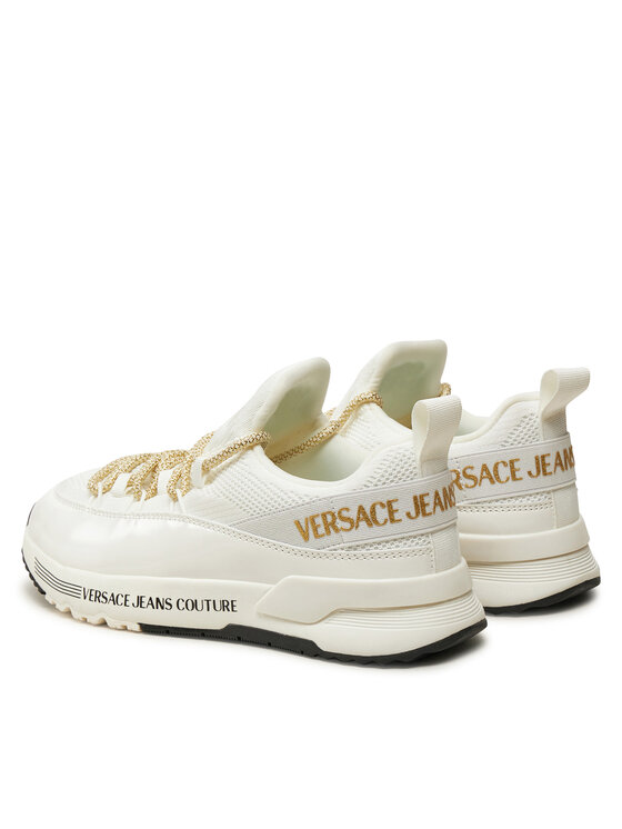 Versace Jeans Couture Снікерcи Versace Jeans Couture Dynamic 77VA3SAB Білий