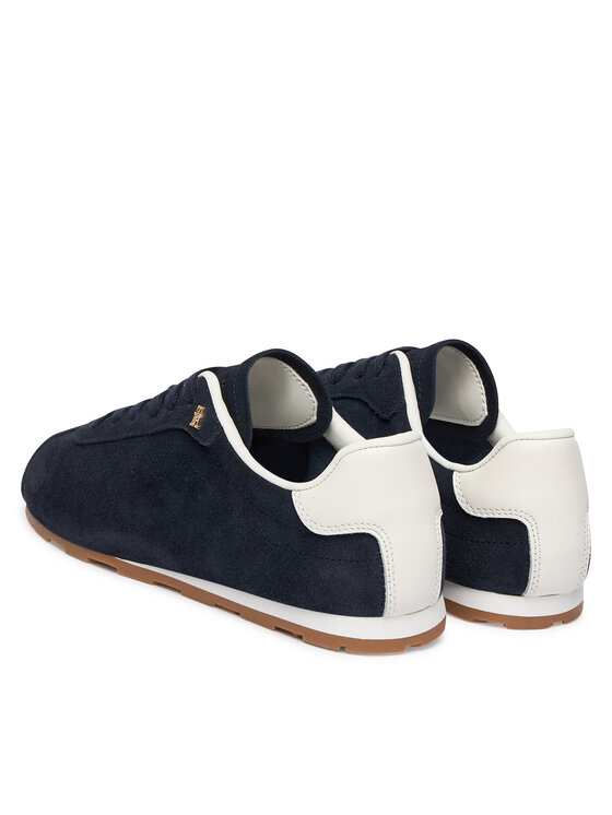 Tommy Hilfiger Laisvalaikio batai Tommy Hilfiger Th Bella Low Runner Suede FW0FW09189 Tamsiai mėlyna
