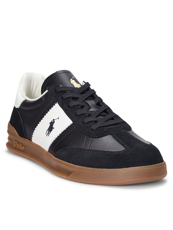 Polo Ralph Lauren Sneakersy Polo Ralph Lauren Heritage Aera 809956119001 Černá