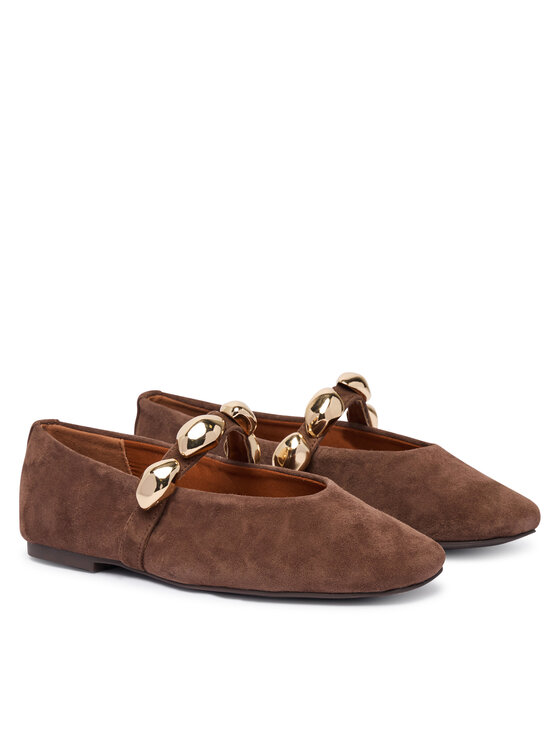 Steve Madden Балетки Steve Madden Poppin 11005437 Коричневий
