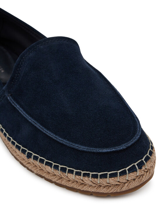 Tommy Hilfiger Espadrile Tommy Hilfiger Hilfiger Flex Espa Suede Loafer FM0FM05392 Mornarsko modra