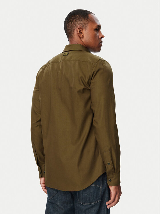 G-STAR G-Star Raw Сорочка Marine D24963-C290 Хакі Slim Fit