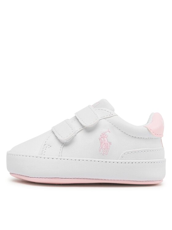 Polo Ralph Lauren Sneakersy Polo Ralph Lauren Heritage Court Ii Ez Layette RL100733 Biały