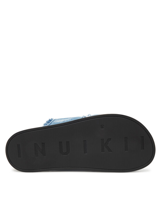Inuikii Шльопанці Inuikii Classic Jeans Velcro 70104-143 506 Голубий