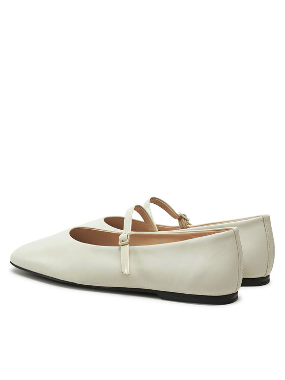 Calvin Klein Bailarinas Calvin Klein Mary Jane Ballerina - Lth HW0HW02307 Écru