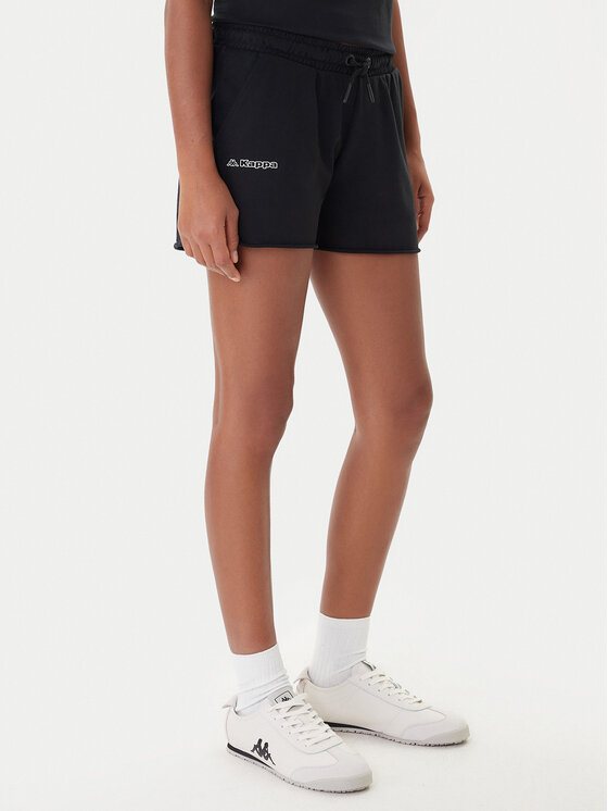 Kappa Kappa Αθλητικό σορτς Fefra 351K2RW Μαύρο Regular Fit