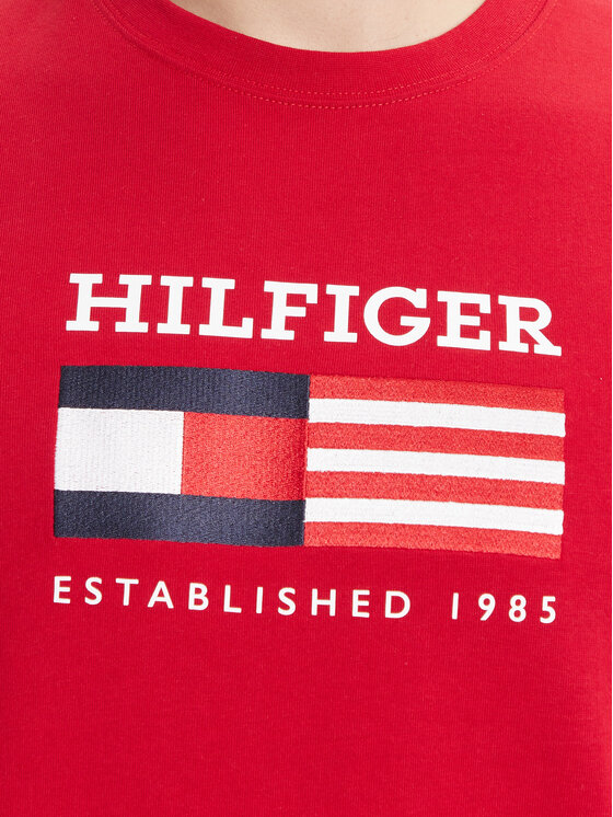 Tommy Hilfiger Tommy Hilfiger T-shirt American Monotype MW0MW39843 Crvena Regular Fit
