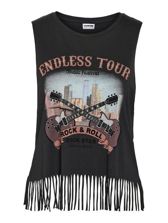 Noisy May Noisy May Top Max 27034418 Grigio Loose Fit