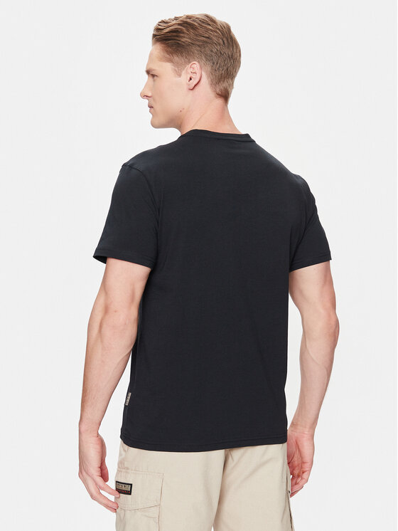 Napapijri Napapijri T-Shirt Salis NP0A4H8D Schwarz Regular Fit