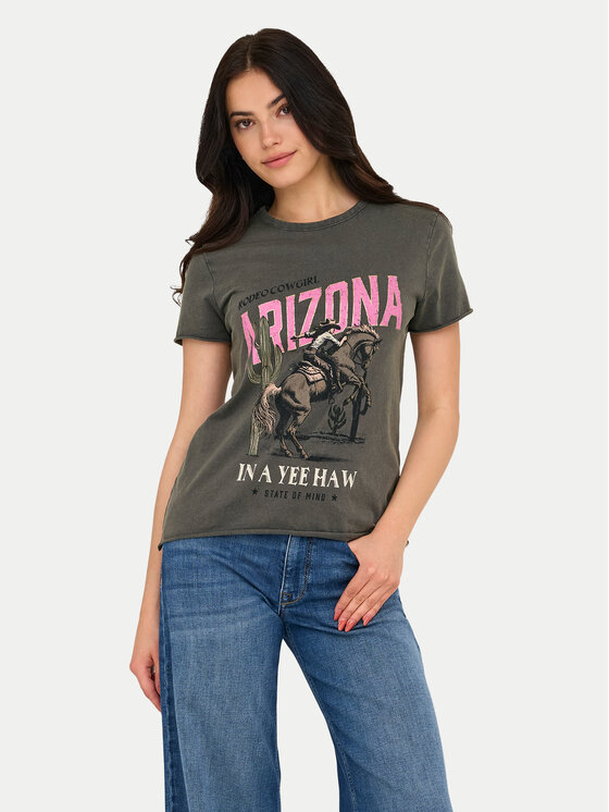 ONLY ONLY T-Shirt Lucy 15215721 Grau Regular Fit