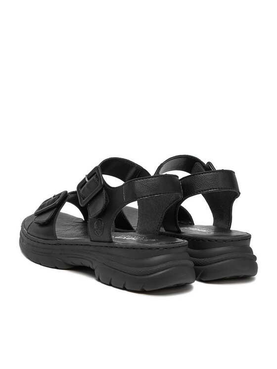 Rieker Sandale Rieker 66680-00 Negru
