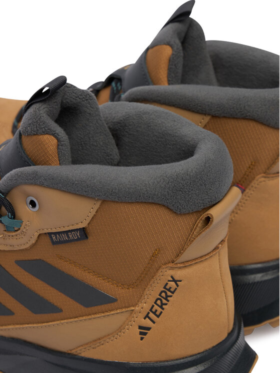 adidas Трекінгові черевики adidas Terrex Winter Leather Mid Cut Rain.Rdy Cold JR5297 Коричневий