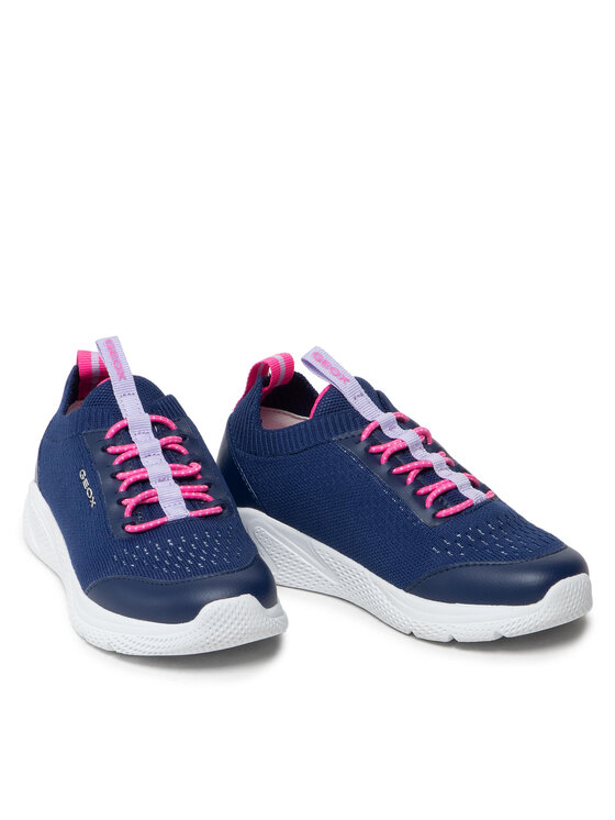 Geox Sneakersy Geox J Sprintye G. B J25FWB 0006K C4268 S Tmavomodrá