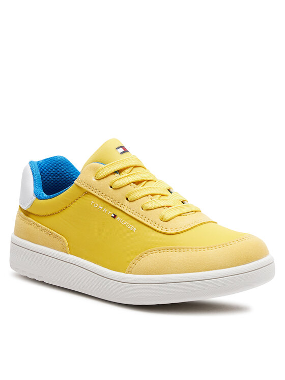 Tommy Hilfiger Superge Tommy Hilfiger Low Cut Lace-Up Sneaker T3X9-33351-1694 M Rumena