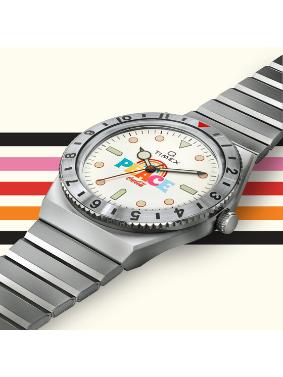 Timex Ceas Timex Lab Archive 1971 Unity Collection TW2V25800 Argintiu