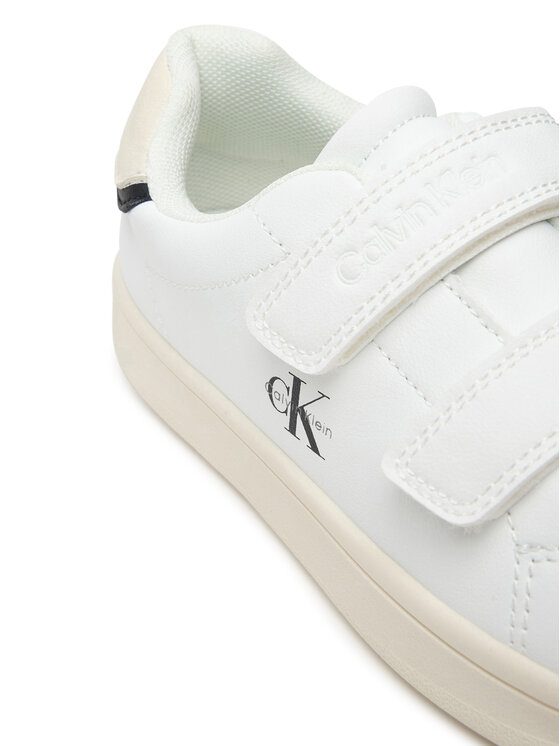 Calvin Klein Sneakersy Calvin Klein Low Cut Velcro Sneaker V1X9-83440-1355 S Biały
