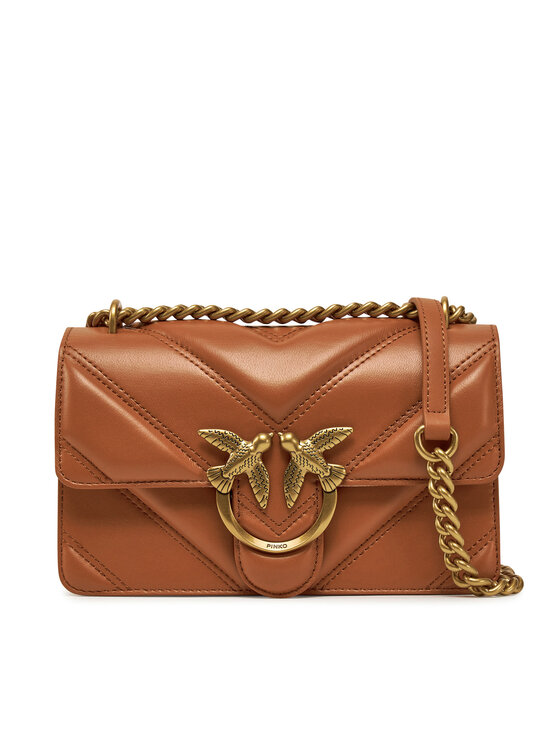 PINKO Дамска чанта PINKO Love One Mini Light 104550 A26Z Кафяв