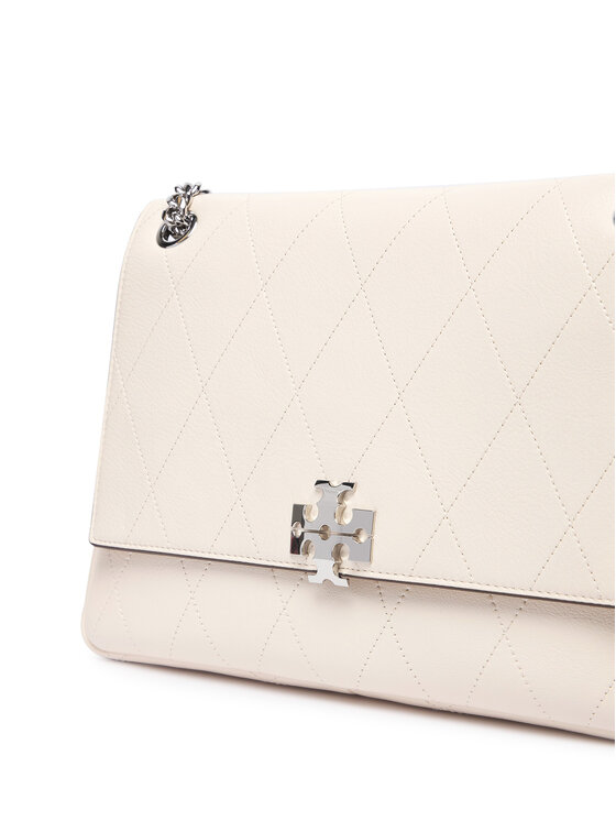 Tory Burch Сумка Tory Burch Charlie Quilted Shoulder Bag 185828 Кремовий