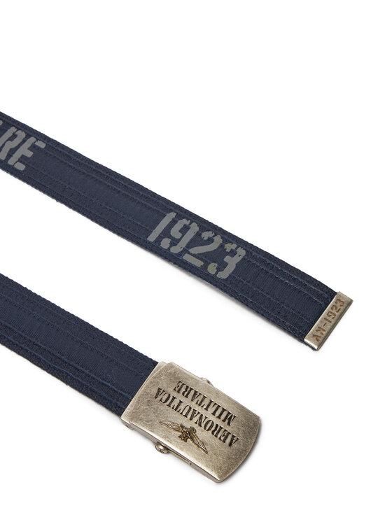 Aeronautica Militare Pánsky opasok Aeronautica Militare 252CI0317UCT03585 Tmavomodrá