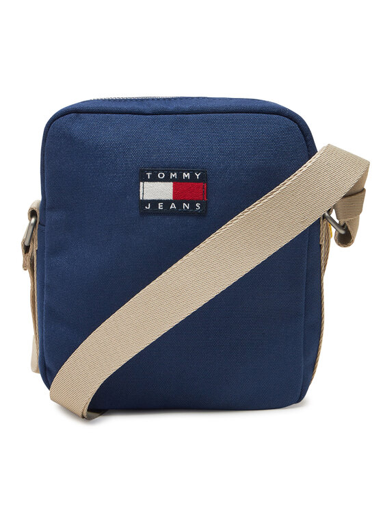 Tommy Jeans Maža rankinė Tommy Jeans Retro Cool Reporter AM0AM13277 Tamsiai mėlyna