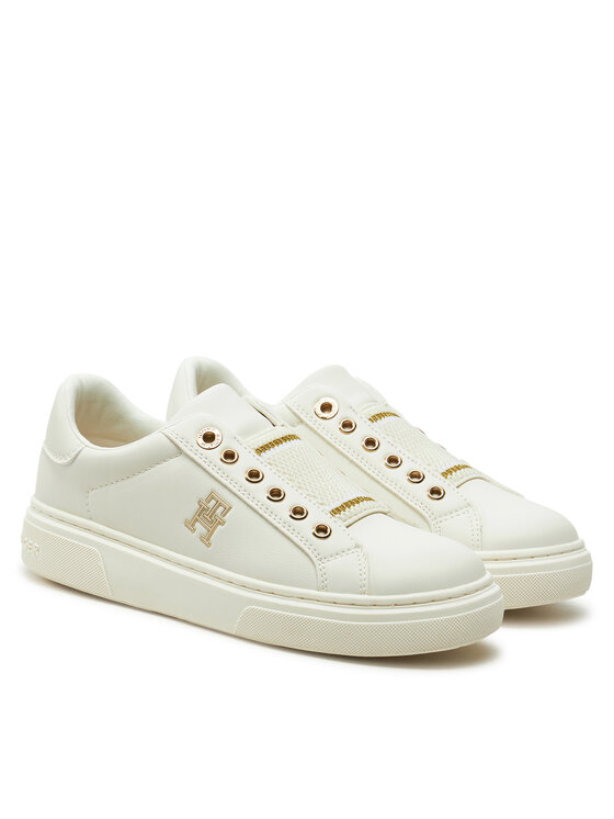 Tommy Hilfiger Tenisice Tommy Hilfiger Low Cut Sneaker T3A9-33744-1355 S Bijela