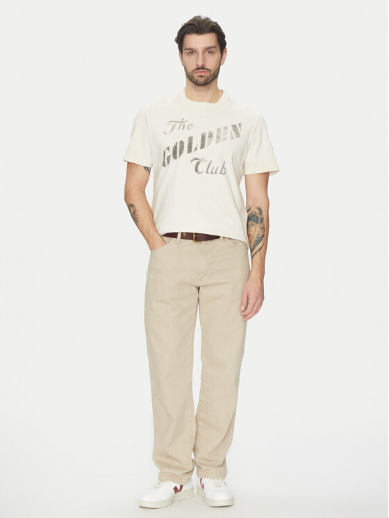 Golden Goose Golden Goose T-shirt GMP01220.P001642 Écru Regular Fit