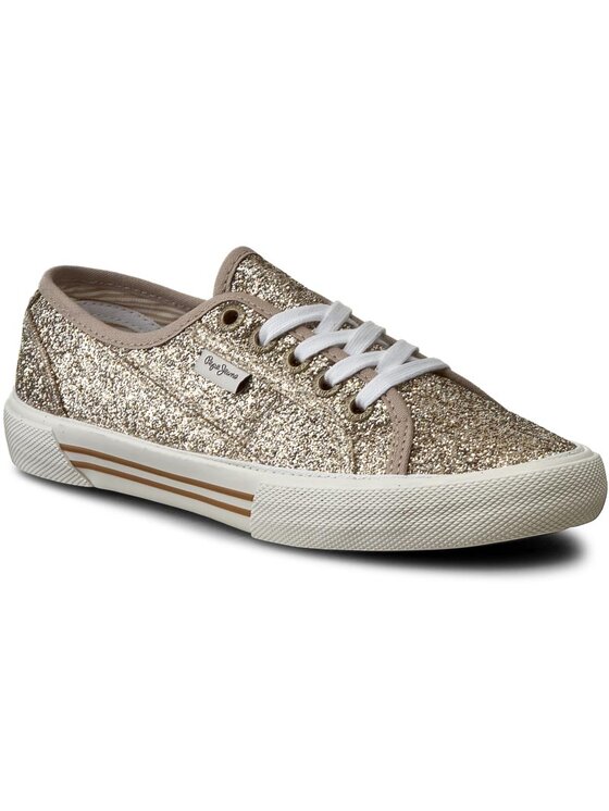 Pepe Jeans Teniszcipő Pepe Jeans Aberlady Flash PLS30498 Arany