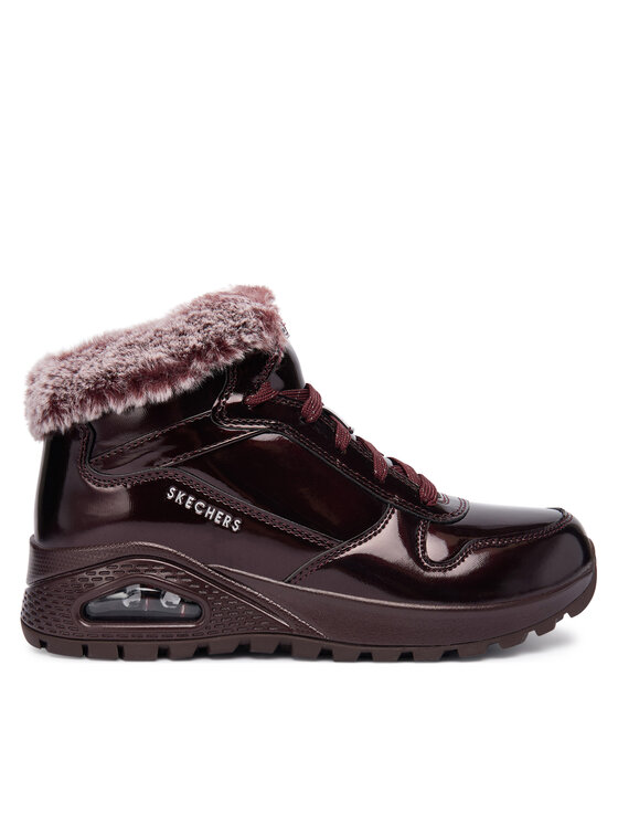 Skechers Trzewiki Skechers Uno Rugged 168126/BURG Bordowy