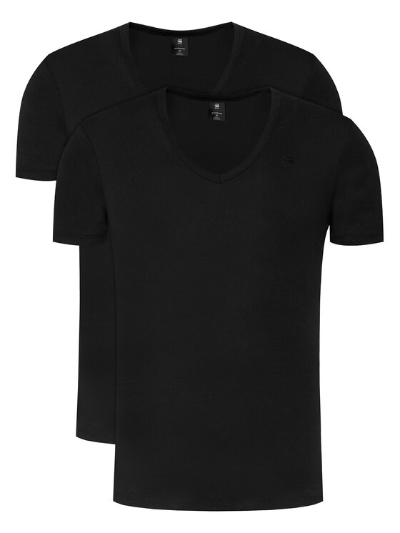 G-Star Raw G-Star Raw Conjunto de camisetas Base D07207-124 Negro Slim Fit