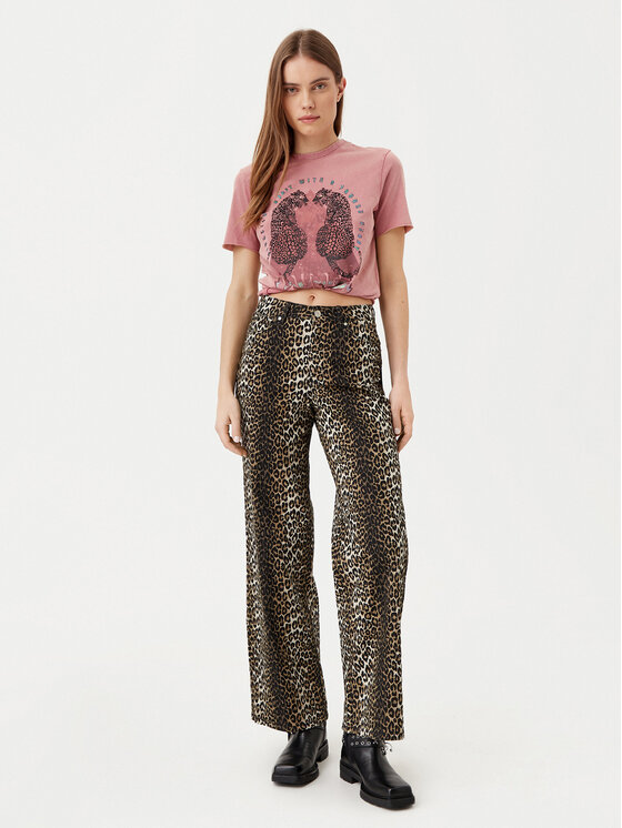 ONLY ONLY Футболка Lucy 15307412 Рожевий Regular Fit