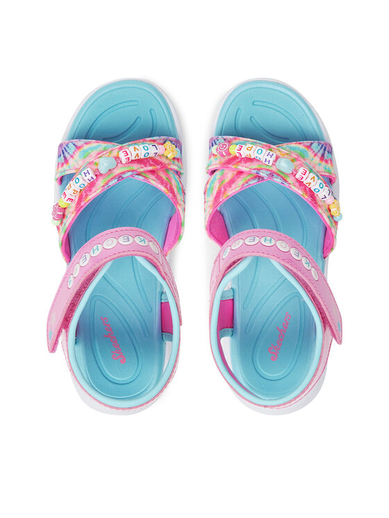 Skechers Босоніжки Skechers Jumpsters Sandal-Tie Dye Bffs 303045L/PKMT Рожевий