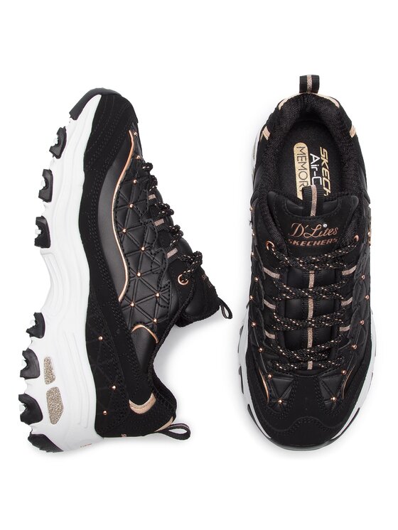 Skechers Снікерcи Skechers D'lites Glamour Feels 13087/BKRG Чорний