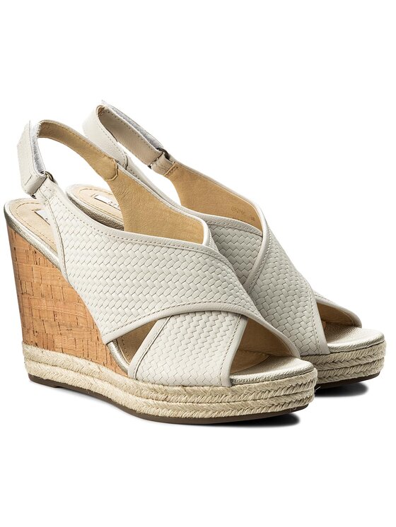Geox Espadrilės Geox D Janira C D82P6C 06RBC C1002 Balta
