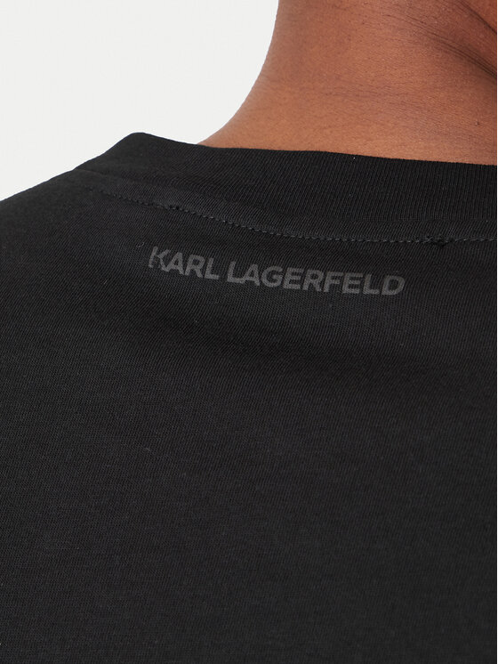 KARL LAGERFELD KARL LAGERFELD Camiseta 755070 561252 Negro Regular Fit