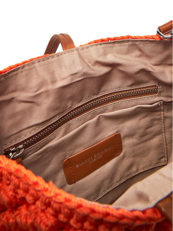 Gianni Chiarini Ročna torba Gianni Chiarini Bella BS 11576 TRCBBL Koral