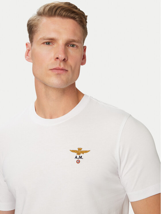 Aeronautica Militare Aeronautica Militare Camiseta 262TS1580UJ00372 Blanco Regular Fit