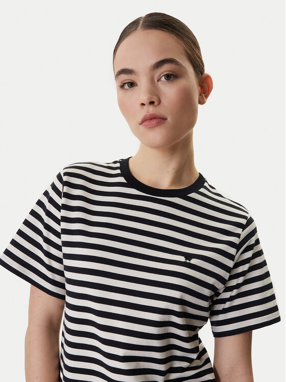 Weekend Max Mara Weekend Max Mara Camiseta Venaco 2615971031 Negro Relaxed Fit
