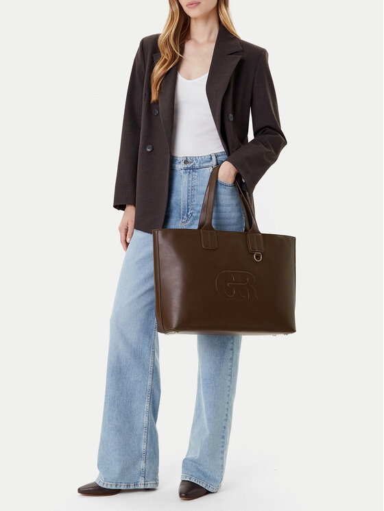 GINO ROSSI Kabelka Gino Rossi CEO-EVI-LA513-332-3 Hnědá