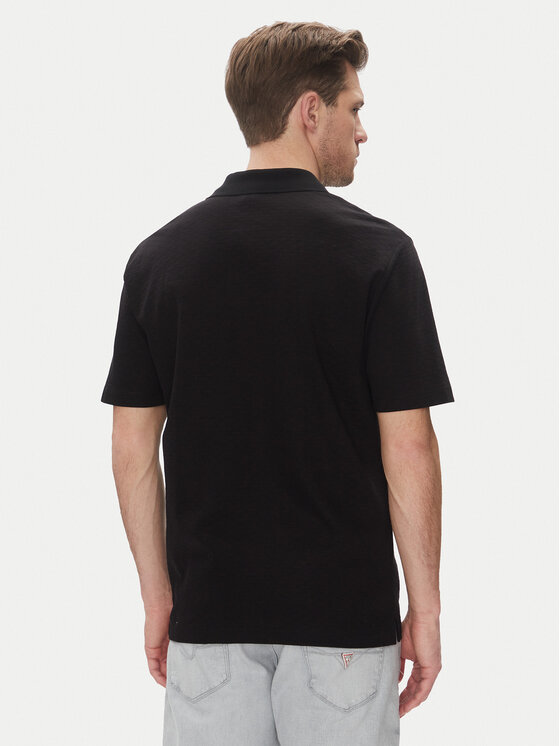 Armani Exchange Armani Exchange Поло XM000729 AF13025 UC001 Чорний Regular Fit