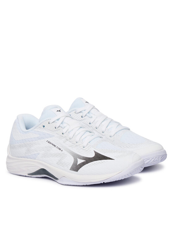 Mizuno Buty halowe Mizuno Lightning Star Jr. V1GD2603 Biały