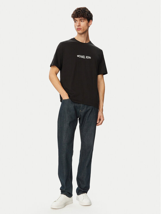 MICHAEL Michael Kors MICHAEL Michael Kors Camiseta CF6535WFV4 Negro Regular Fit
