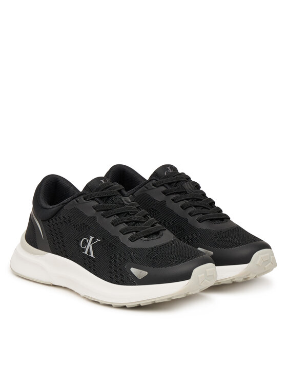 Calvin Klein Laisvalaikio batai Calvin Klein Low Cut Lace-Up V3X9-83311-1903 S Juoda