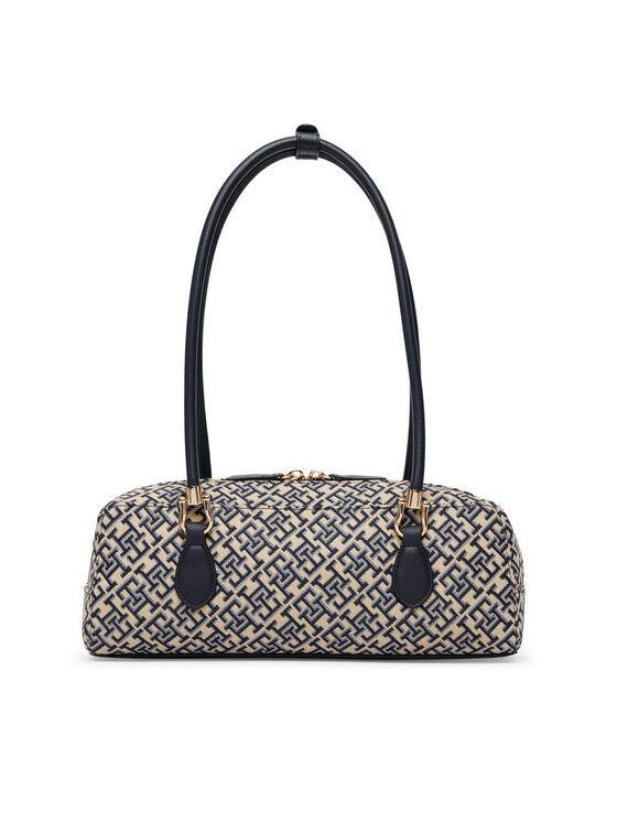 Tommy Hilfiger Kabelka Tommy Hilfiger Th Grace Shoulder Bag Jacquard AW0AW18752 Modrá