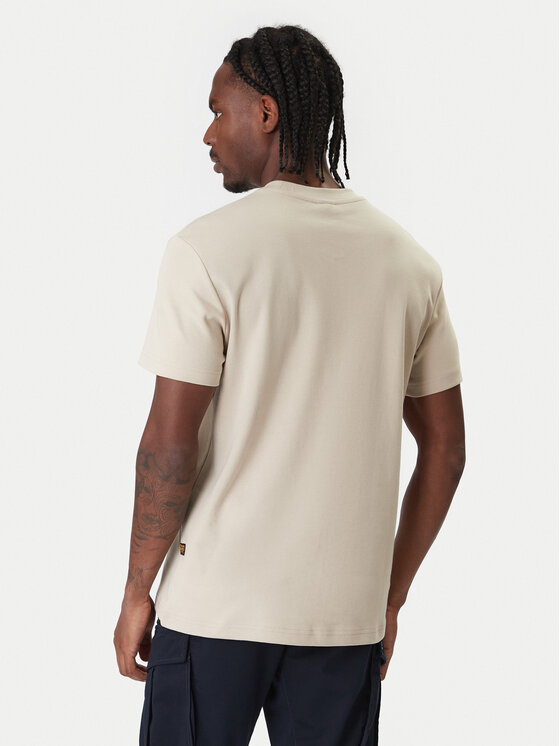 G-Star Raw G-Star Raw Camiseta Old Skool D25967-C812 Beis Regular Fit